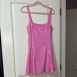 Zara Vibrant Pink Sleeveless Dress